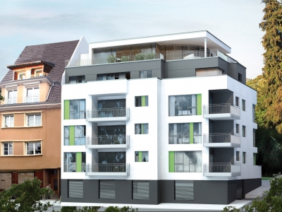 Проект многоэтажного дома , минимализм BH33